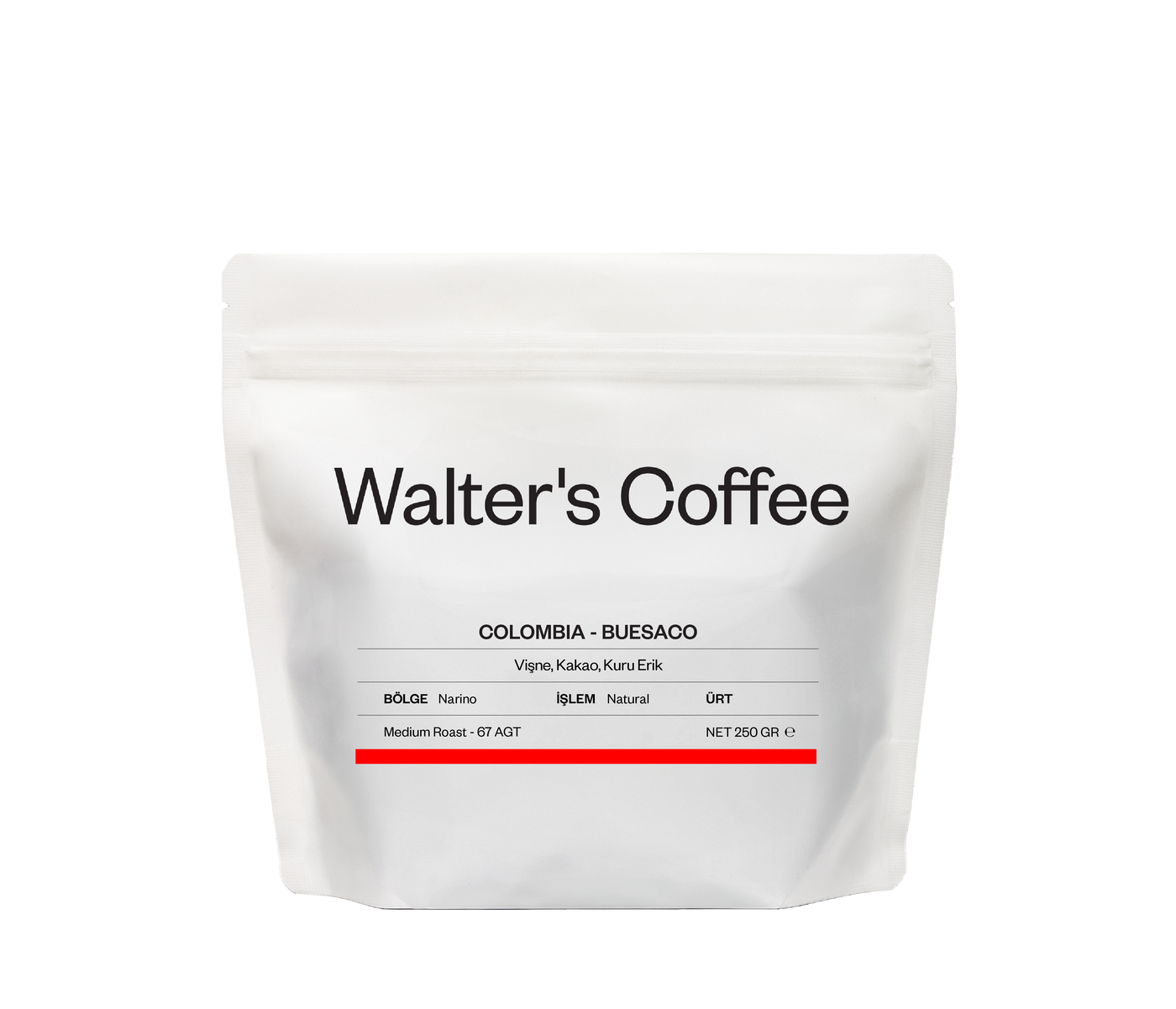 Colombia Buesaco Natural Specialty Kahve 250GR - Walter's Coffee Nariño