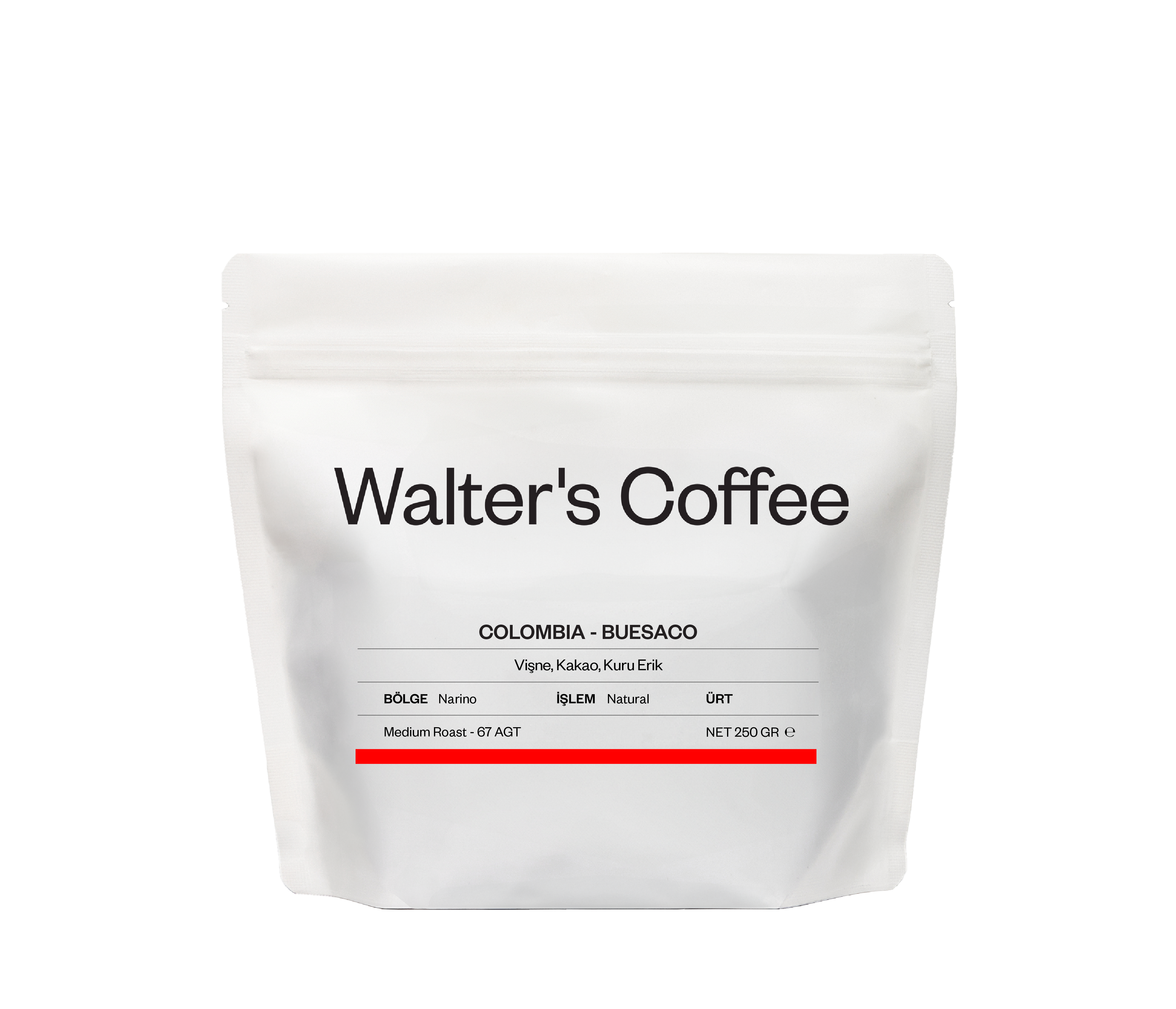 Colombia Buesaco Natural Specialty Kahve 250GR - Walter's Coffee Nariño