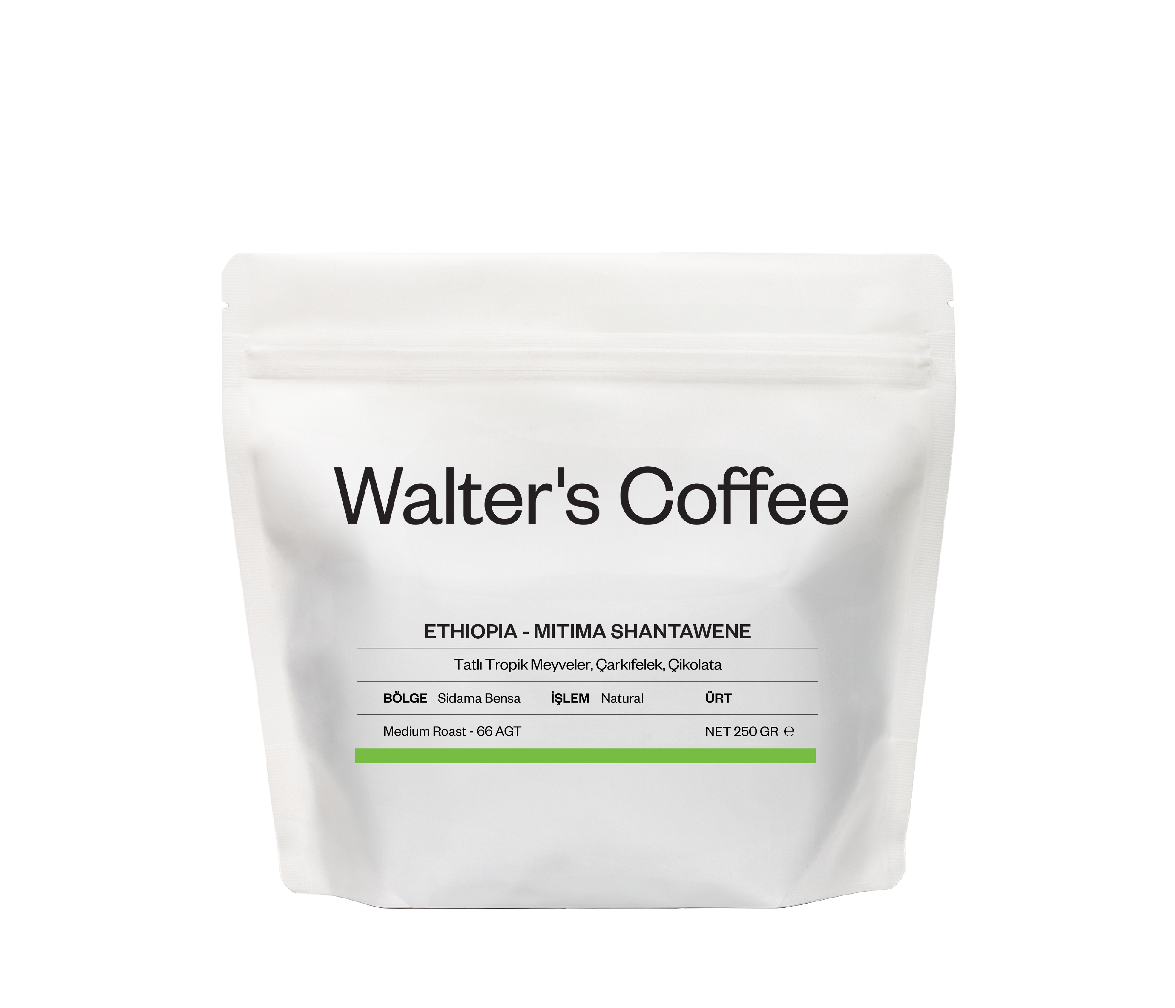 Ethiopia Mitima Shantawene Natural Specialty Kahve 250GR - Walter's Coffee Sidama